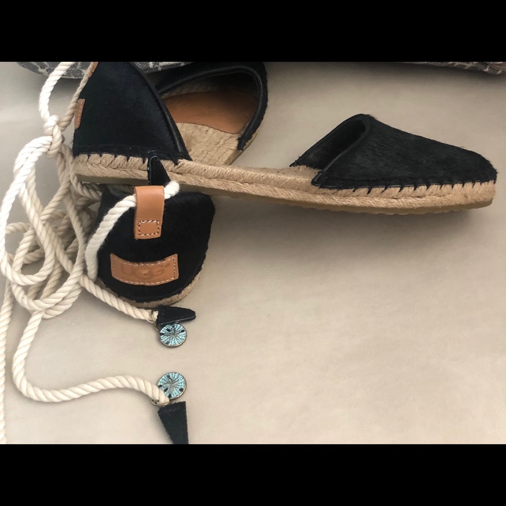 UGG Australia Libby Calf Hair d'Orsay Espadrille - Picture 3 of 8